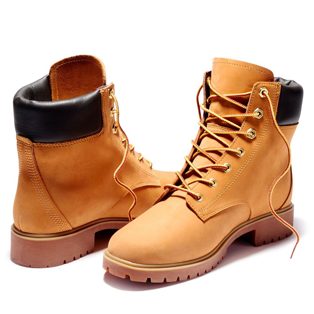 Timberland 6-Inch Μποτακια Γυναικεια Καφε - Jayne Waterproof Δερματινα - Greece 3198726-SN